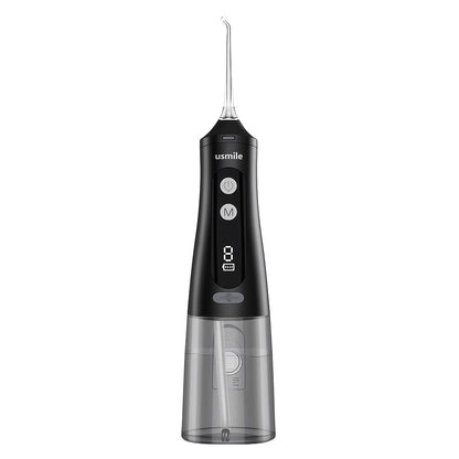 Usmile Water Dental Flosser Teeth Pick: Portable Cordless Oral Irrigator 350ML Rechargeable Travel Irrigation Cleaner IPX7 Waterproof Electric Flossing Machine for Teeth Cleaning